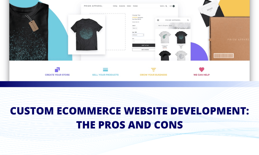 Custom eCommerce website development
