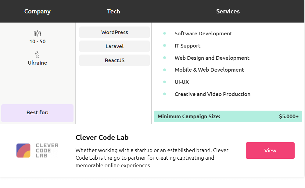 Clever Code Lab stands out in the competitive industry as a diverse team of out of the box thinkers