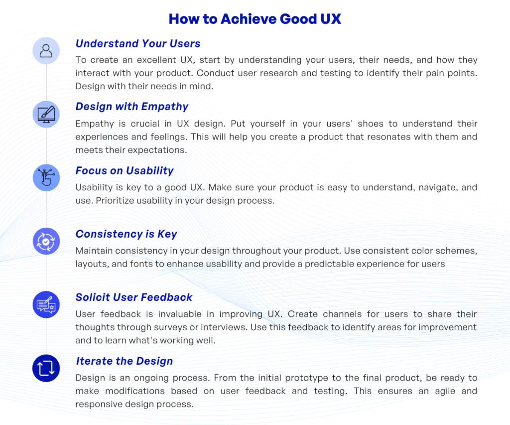 How to Achieve Good UX 6
