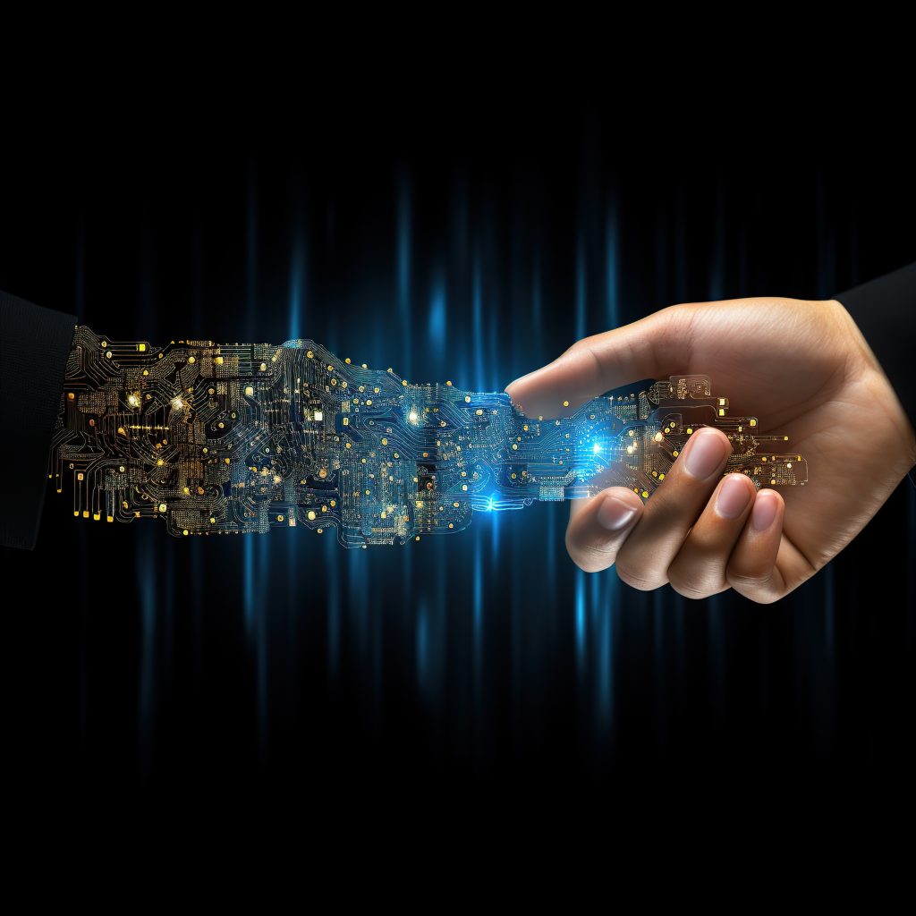 Hand Holding Seamless Integration Data System and Technology