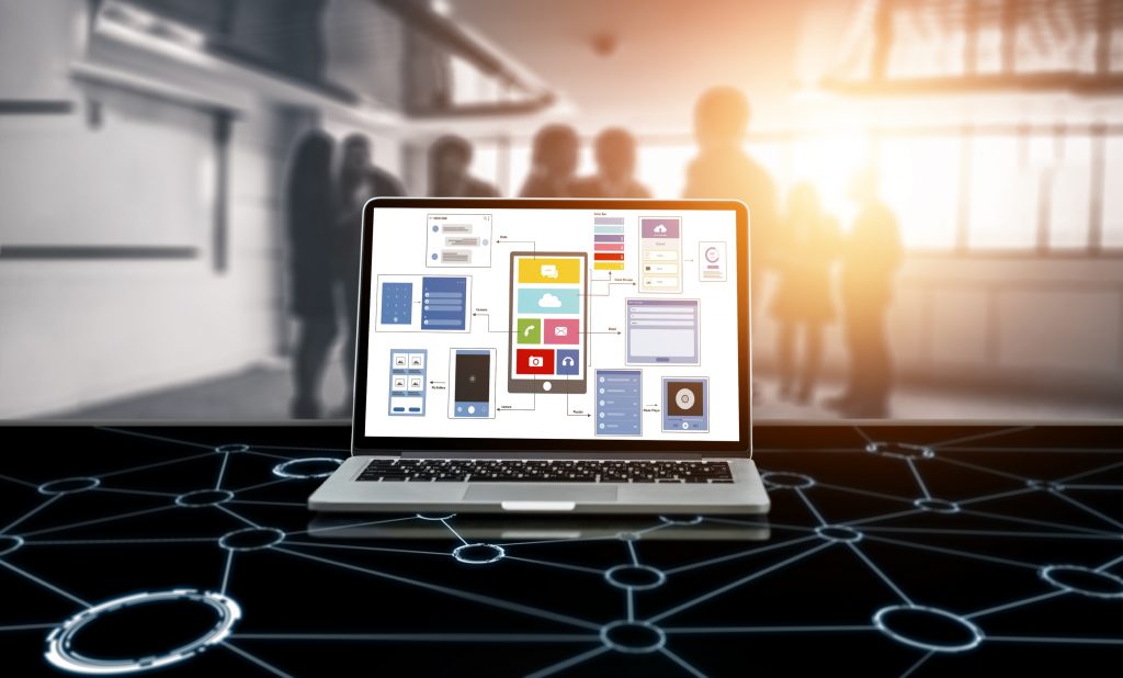 UX UI design process for modish mobile application and website