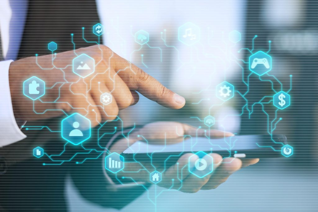 close up hand holding smartphone