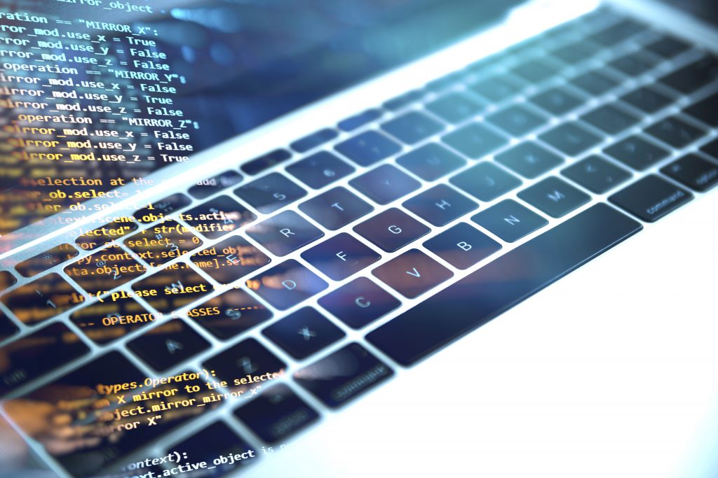 programming background with html text