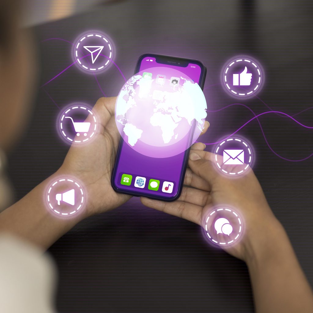 social media marketing concept marketing with applications