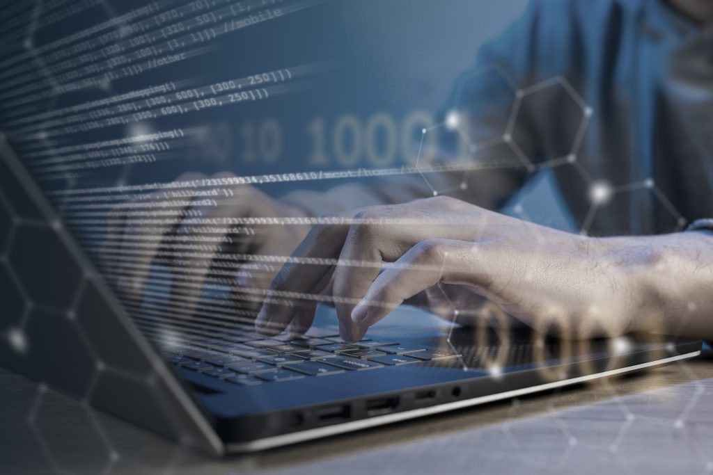 html css collage concept with person