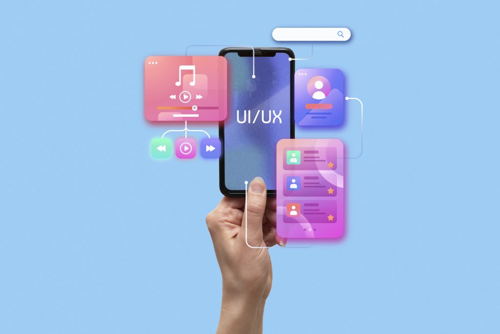ui ux representations with smartphone 1