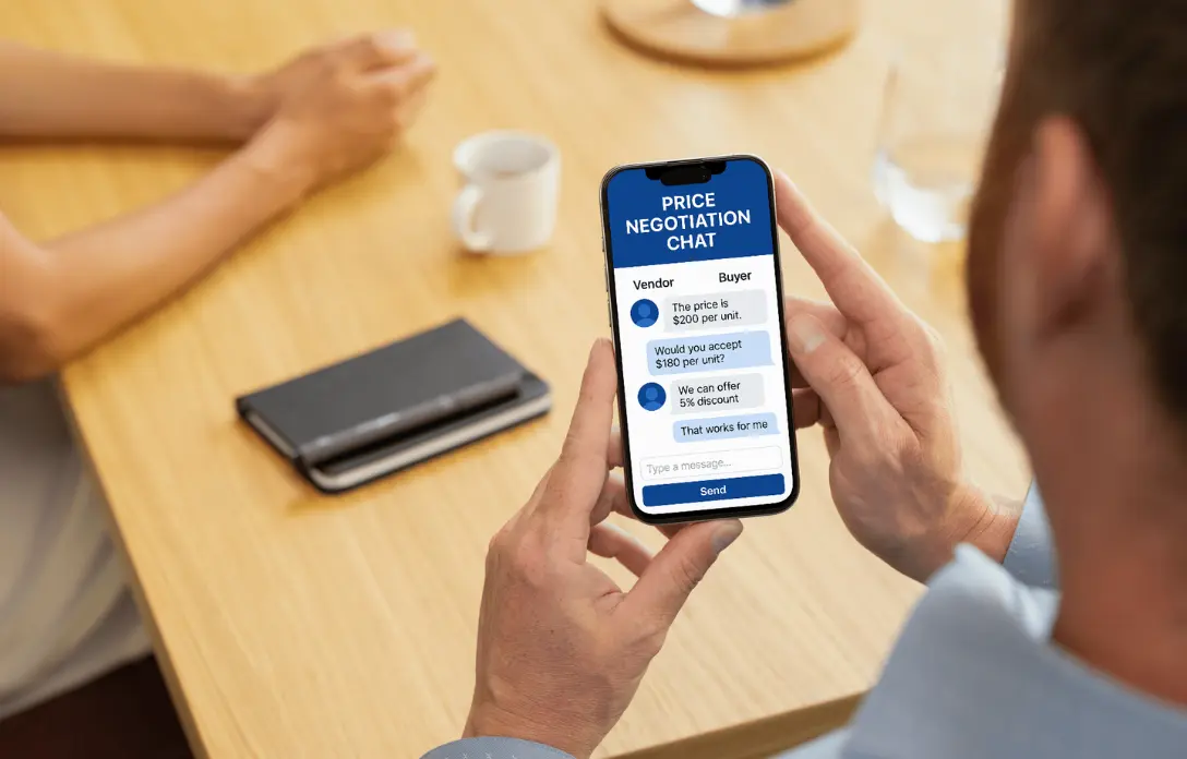 Price Negotiation Chat: Facilitating Communication Between Buyers and Sellers in B2B eCommerce - KVY TECH