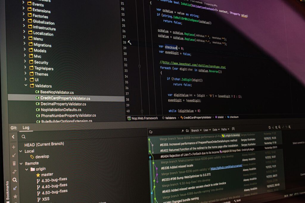 Git commit history in an IDE, showing which disadvantages of Medusa.js version 2 actually fixed
