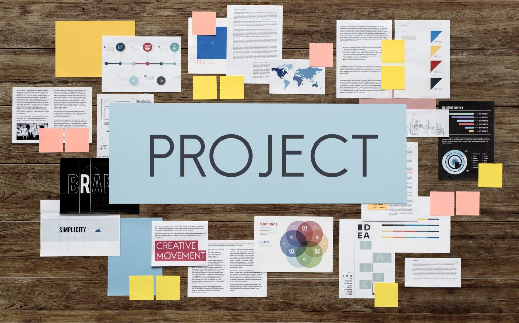 Document Marketing Strategy Business Concept