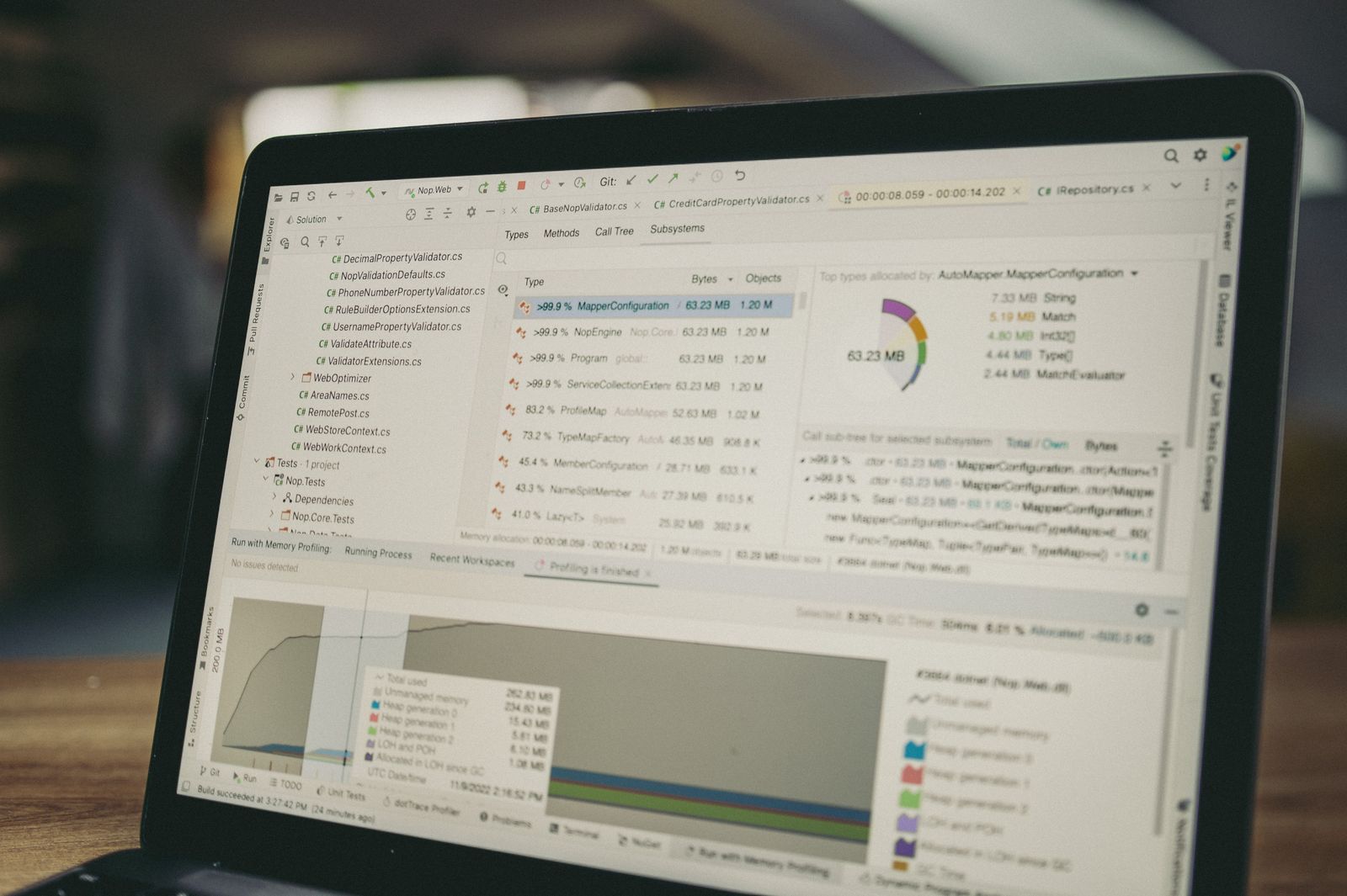 Search and analytics screens showing the discovery layer of marketplace architecture