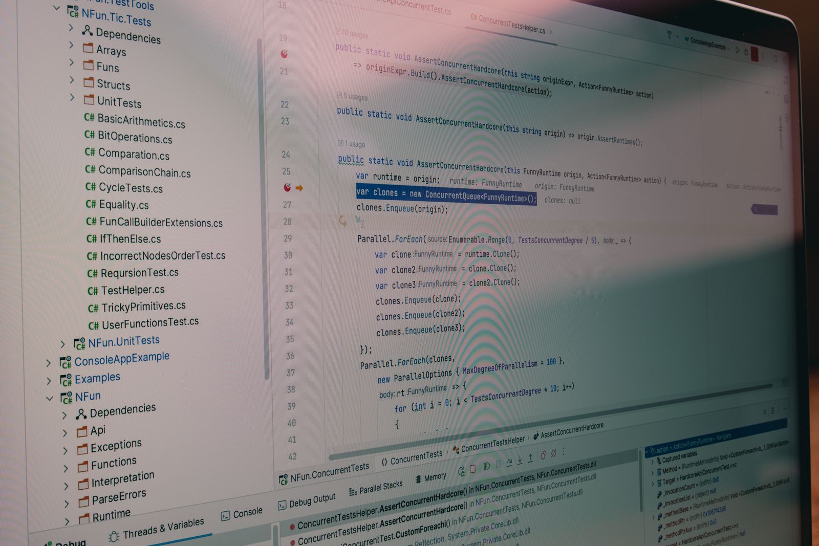 Project file tree and code showing the single Next.js application behind Payload CMS hosting