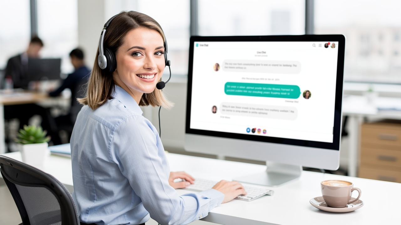Retail customer support agent using AI-powered chatbot virtual assistant