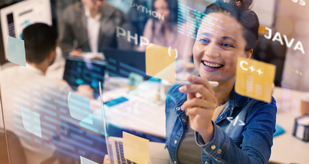 people working html codes 1