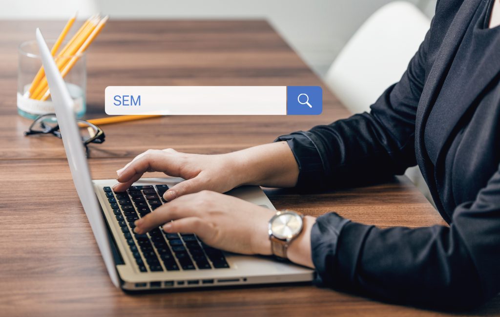 search engine marketing collage