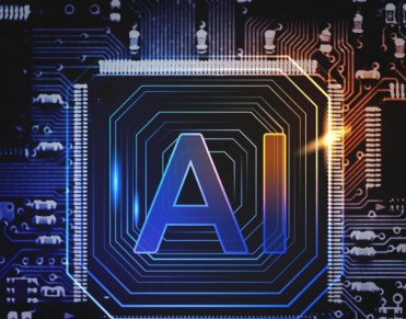 AI technology microchip background futuristic innovation technol