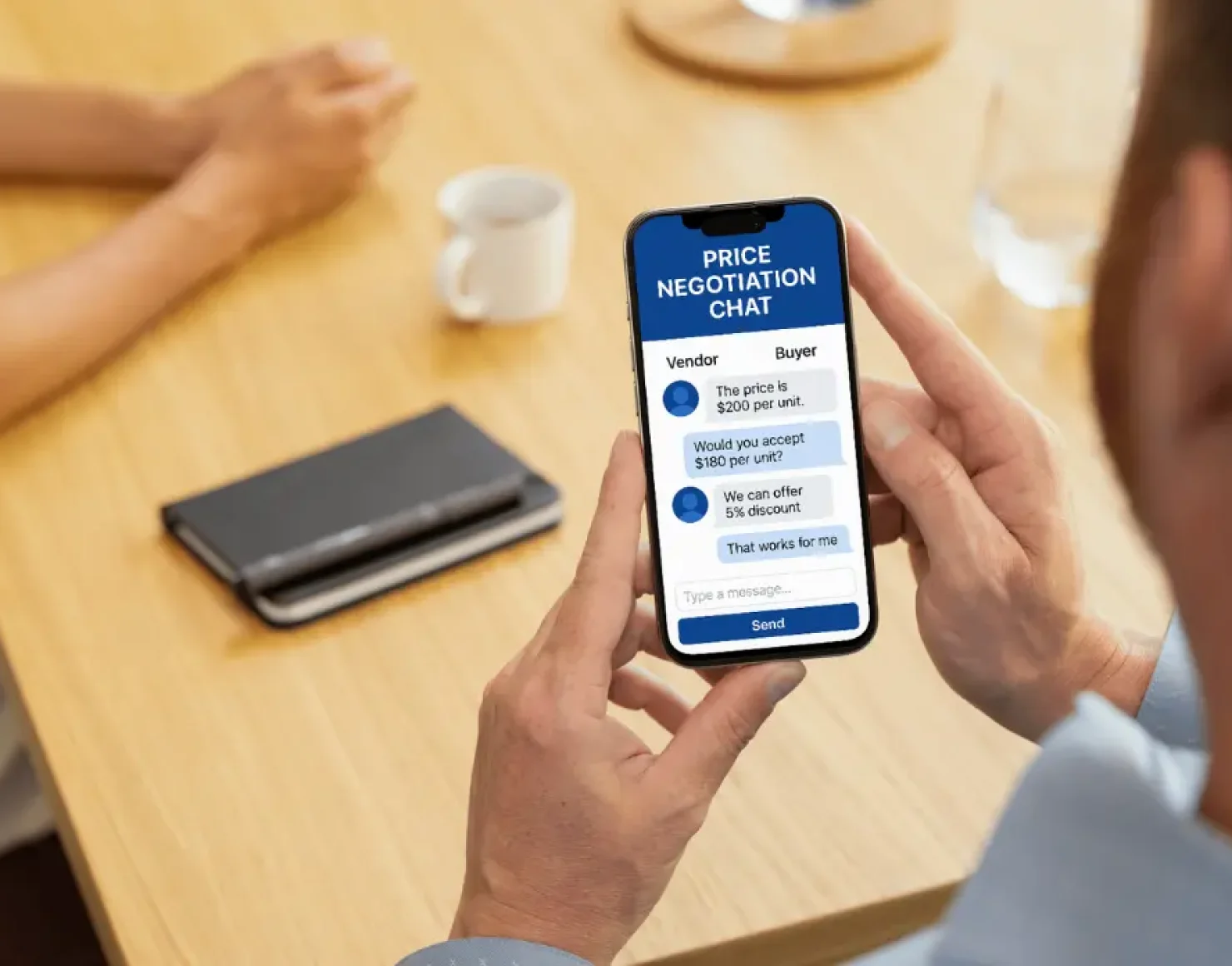 Price Negotiation Chat Facilitating Communication Between Buyers and Sellers in B2B eCommerce